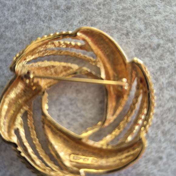 Brooch. Napier pin. Round vintage brooch - Picture 3 of 5